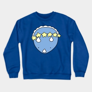 Star Crown Triceratops Face Crewneck Sweatshirt